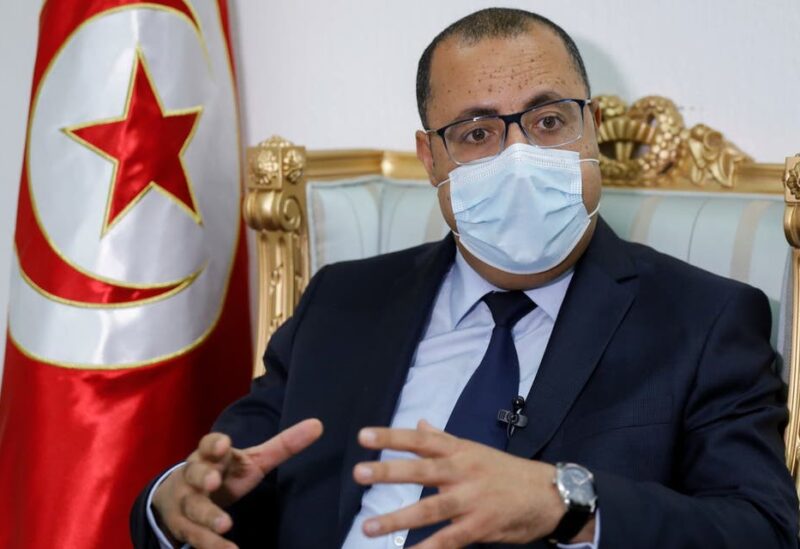 Ousted Tunisian Prime Minister Hichem Mechichi speaks during an interview with Reuters in Tunis, Tunisia April 30, 2021. (File photo: Reuters)