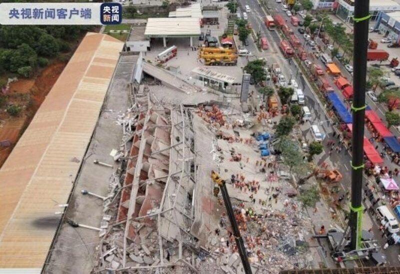 China, hotel collapse