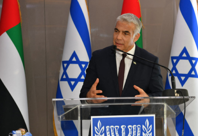 Israel’s top diplomat Yair Lapid