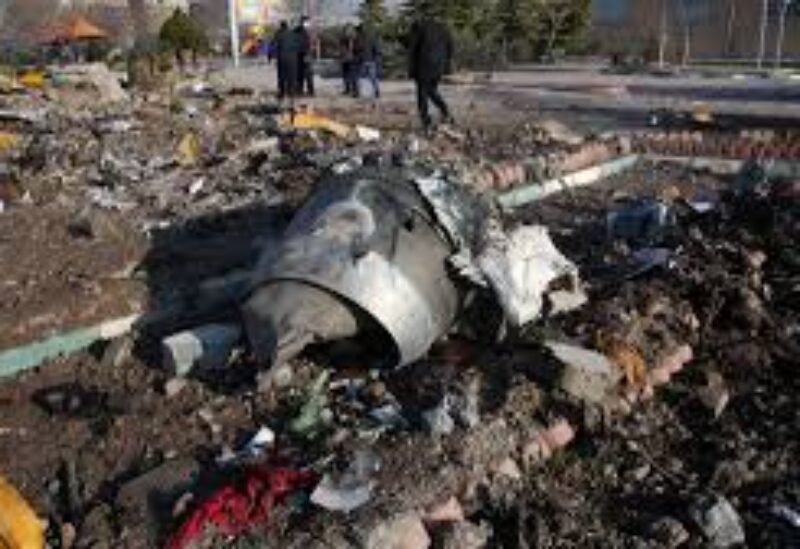 wreckage of the Ukranian plane crash, archive.