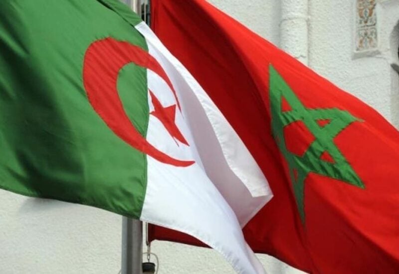 Algeria and Morocco flags. (File photo: AFP)
