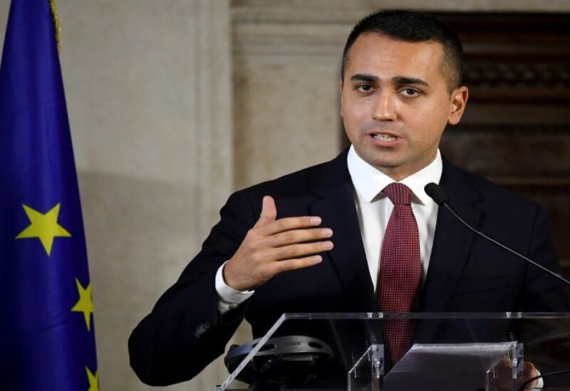 Italy's Foreign Minister Luigi Di Maio