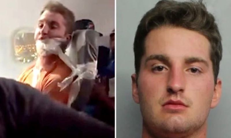 airline passenger duct taped to seat 2021 airline passenger duct taped to seat 2021