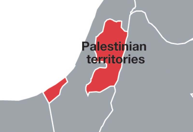 Occupied territories map