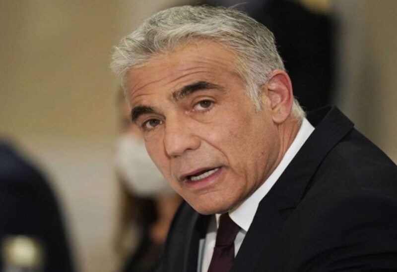 Israeli Foreign Minister Yair Lapid