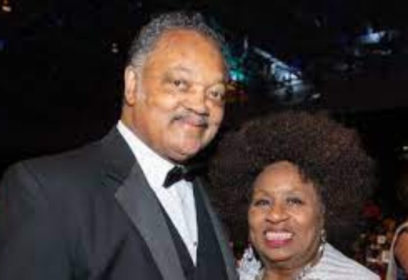 Rev. Jesse Jackson and his wife Jacqueline