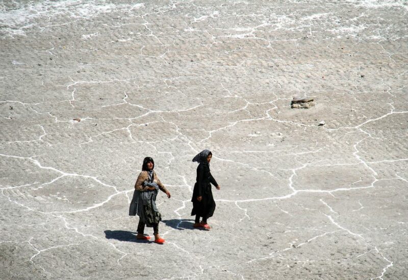 File photo from Lake Urmia taken in 2011. (AFP)