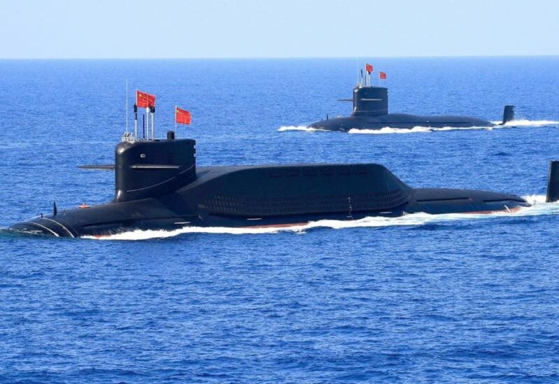 A nuclear-powered Type 094A Jin-class ballistic missile submarine of the Chinese People's Liberation Army (PLA) Navy is seen during a military display in the South China Sea April 12, 2018. (File photo: Reuters)