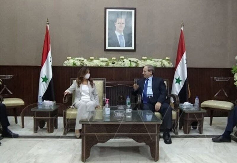 Akar and the Syrian foreign minister