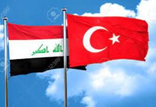 Iraqi and Turkish flags