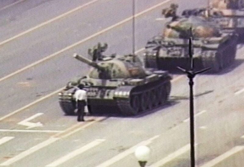 The man who defied the tanks at Tiananman square, archive
