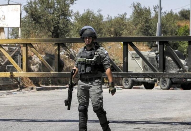 An Israeli soldier in the West Bank
