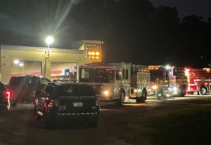 Three people taken to hospitals in Pittsburgh after a shooting inside the Kinloch Volunteer Fire Department in Pennsylvania, US after being shot at a baby shower. (Twitter)