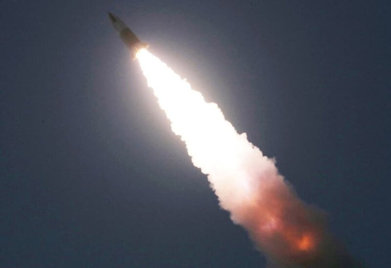 A suspected missile is fired, in this image released by North Korea's Korean Central News Agency (KCNA) on March 22, 2020. (File photo: KCNA)