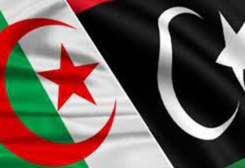 Algerian and Libyan flags