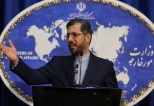 Iran's foreign ministry spokesman Saeed Khatibzadeh