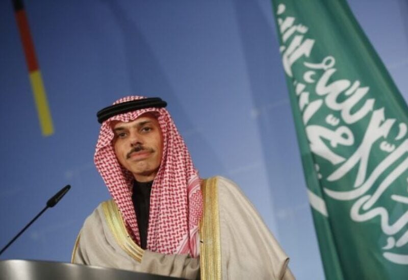 Saudi Arabia's Foreign Minister Prince Faisal bin Farhan Al Saud