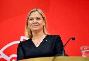 Sweden's Minister of Finance Magdalena Andersson