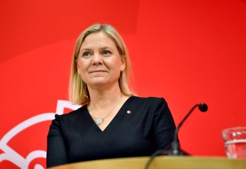 Sweden's Minister of Finance Magdalena Andersson