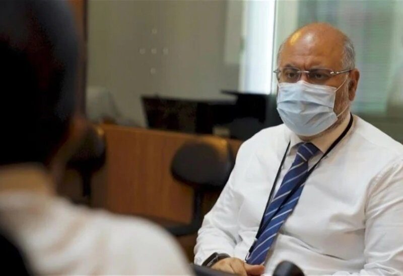 Caretaker Health Minister Firas Abyad