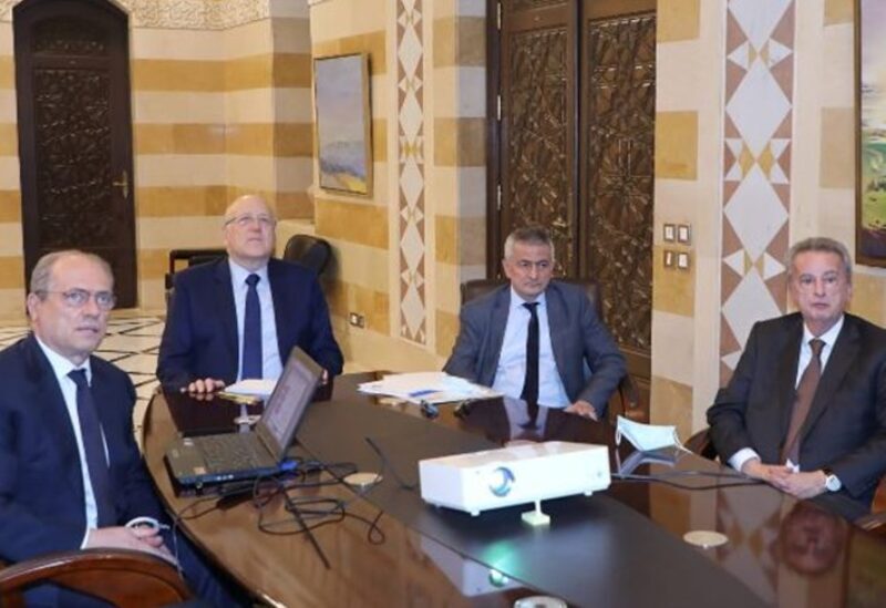 Mikati chaired the meeting of the negotiating committee with the IMF