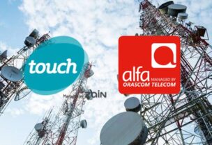 The two telecom companies in Lebanon Alfa and Touch