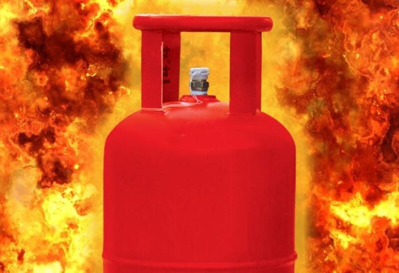 Cooking gas flask