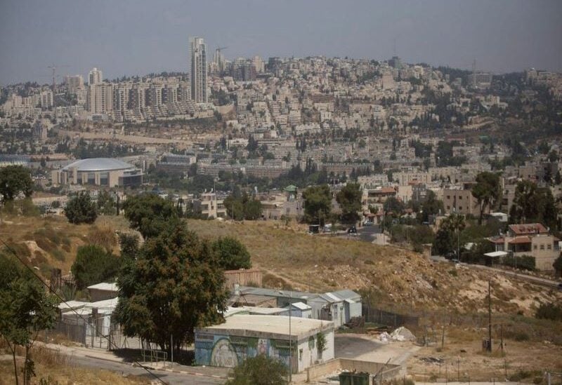 A general view of the Givat Hamatos neighborhood in east Jerusalem