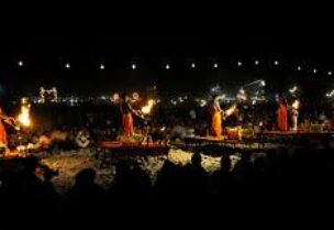 Ganges river worship