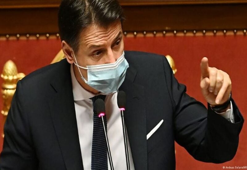 Italia Viva party leader Matteo Renzi casts his ballot