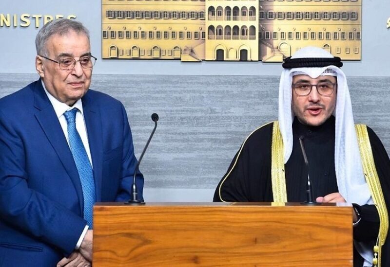 Kuwaiti Foreign Minister and his Lebanese Counterpart