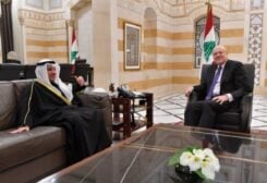 Prime Minister Najib Mikati receives Kuwaiti Foreign Minister Sheikh Ahmad Nasser Al-Mohammed Al-Sabah