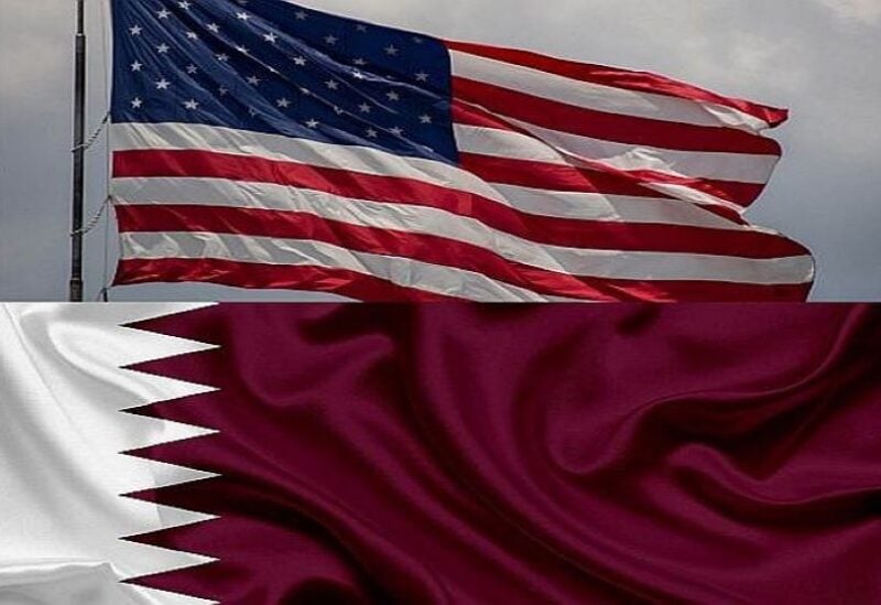 US and Qatar Flags