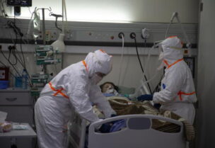 COVID-19 intensive care unit at Rafic Hariri University Hospital in Beirut