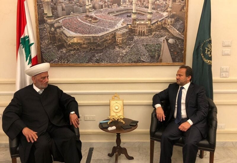 Bahaa Hariri’s representative, Safi Kalou, meets Mufti Deryan