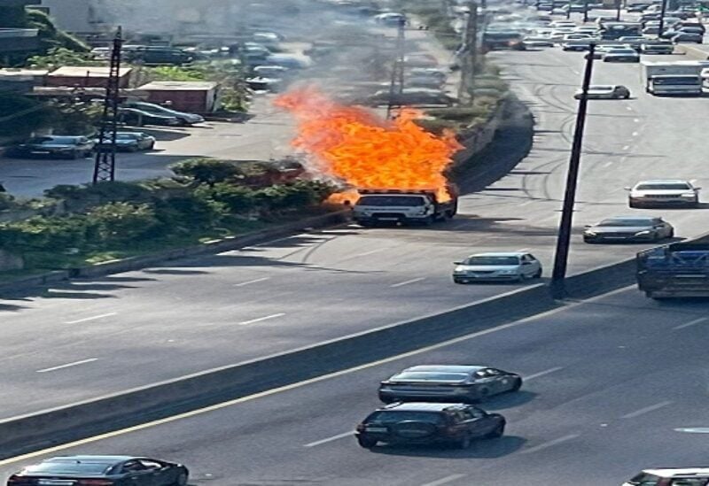 A video and photos have gone viral on social media for the explosion of a diesel tanker on Zouk Mikael, Sarba highway, which caused heavy traffic jam in the area. “A while ago, we heard a sound of an explosion in Zouk, and it was found that this sound was due to a truck that burned on Zouk highway, according to preliminary information. Civil Defense teams have extinguished the fire, which reached a neighboring residential building, and electricity has been cut off in the area due to damaged electrical wires.