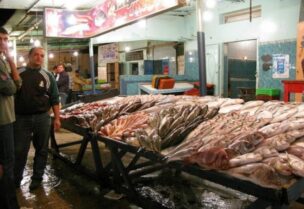 Fish market in Tripoli