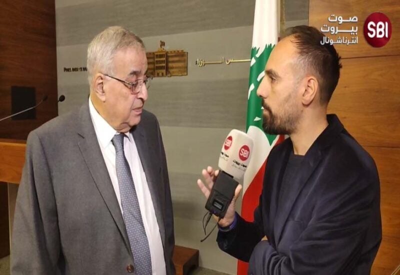 Foreign Minister Abdallah Bou Habib interview via Sawt Beirut International