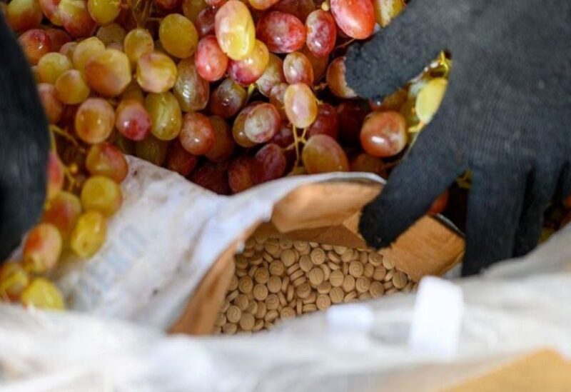 Saudi Arabia foils an attempt to smuggle more than five million amphetamine pills that were hidden in a container of grapes in an earlier raid