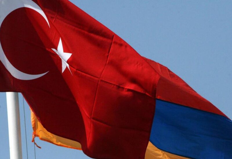 Turkish and Armenian flags