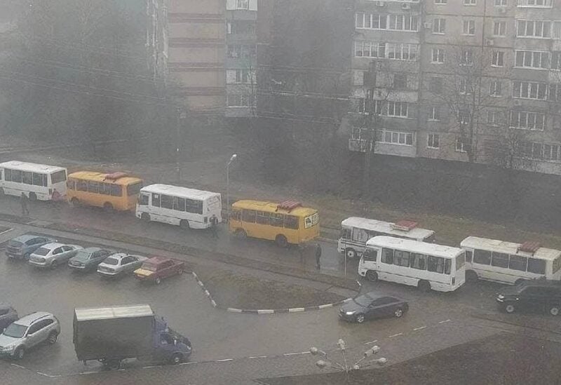 Car blown up near rebel HQ - Ukraine