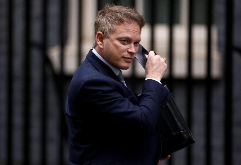 British Transport Minister Grant Shapps