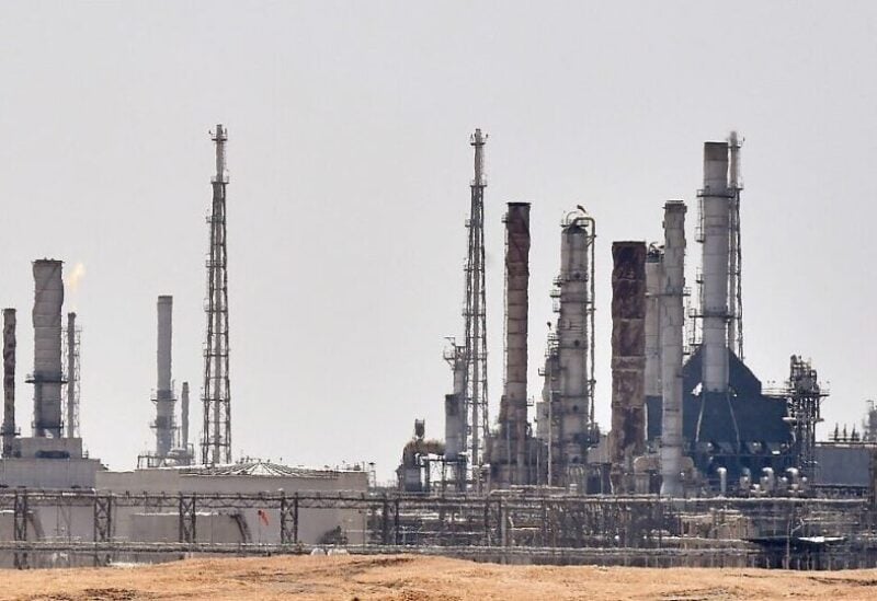 Aramco oil facility near al-Khurj area, south of the Saudi capital Riyadh