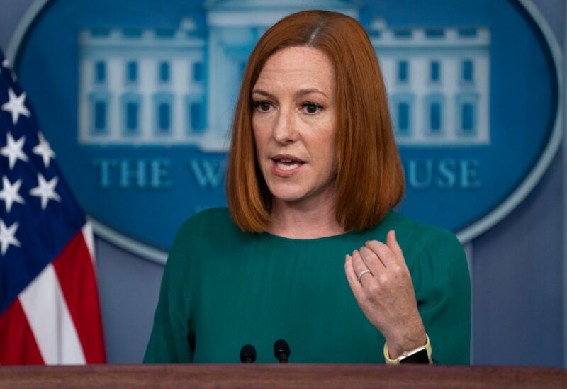 White House spokeswoman Jen Psaki