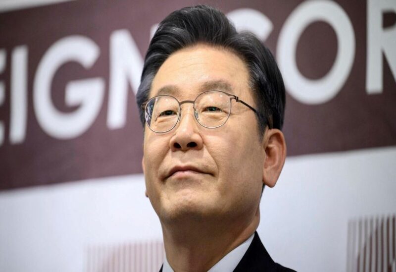 Lee Jae-myung, the presidential candidate of South Korea's ruling Democratic Party