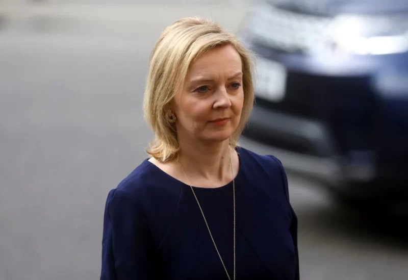 British Foreign Minister Liz Truss arrives for a Commonwealth Service at Westminster Abbey in London, Britain, March 14, 2022.