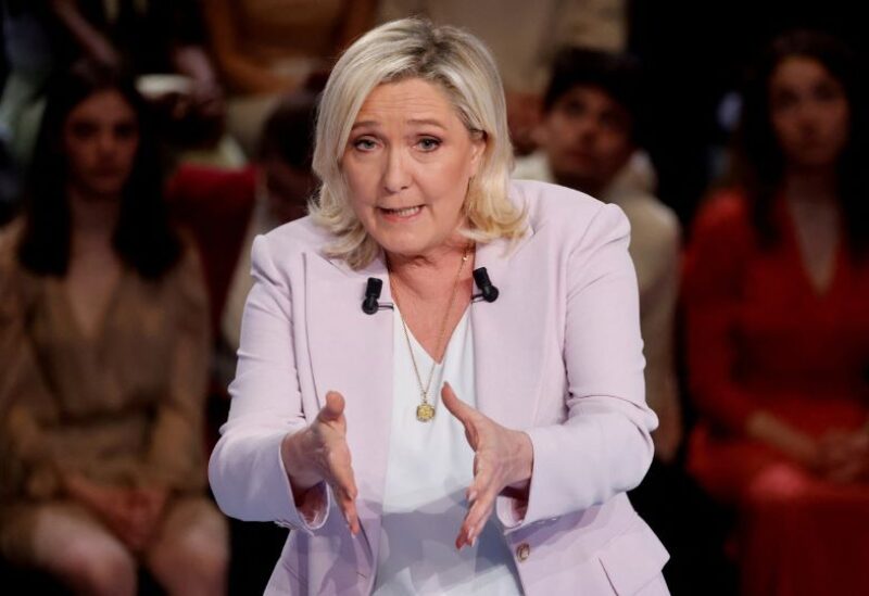 Member of Parliament and presidential candidate Marine Le Pen