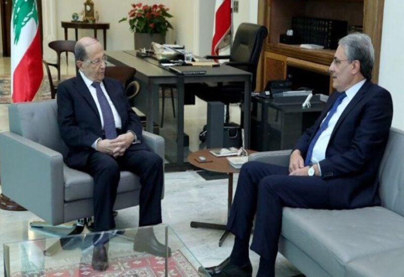 Michel Aoun and Henry Khoury