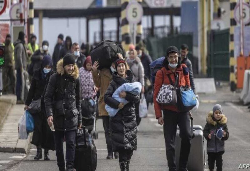 Refugees from Ukraine arrive from Gdynia in Poland