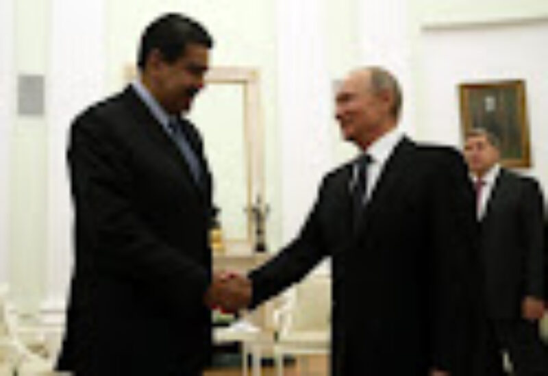 Russian President Vladimir Putin with Venezuelan President Nicolas Maduro
